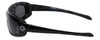 Harley-Davidson Official Designer Safety Eyewear HDSZ809-BLK in Black Frame with Grey Lens