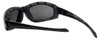 Harley-Davidson Official Designer Safety Eyewear HDSZ809-BLK in Black Frame with Grey Lens