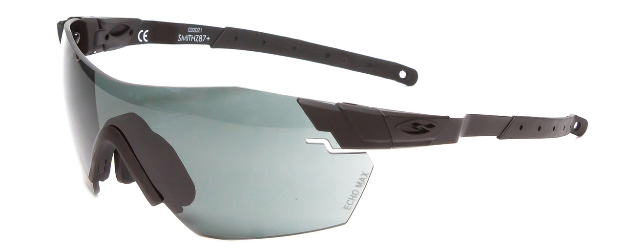 Smith Optics PIVLOCK ECHO MAX ELITE in MATTE BLACK & CLEAR/GRAY/IGNITOR Lens