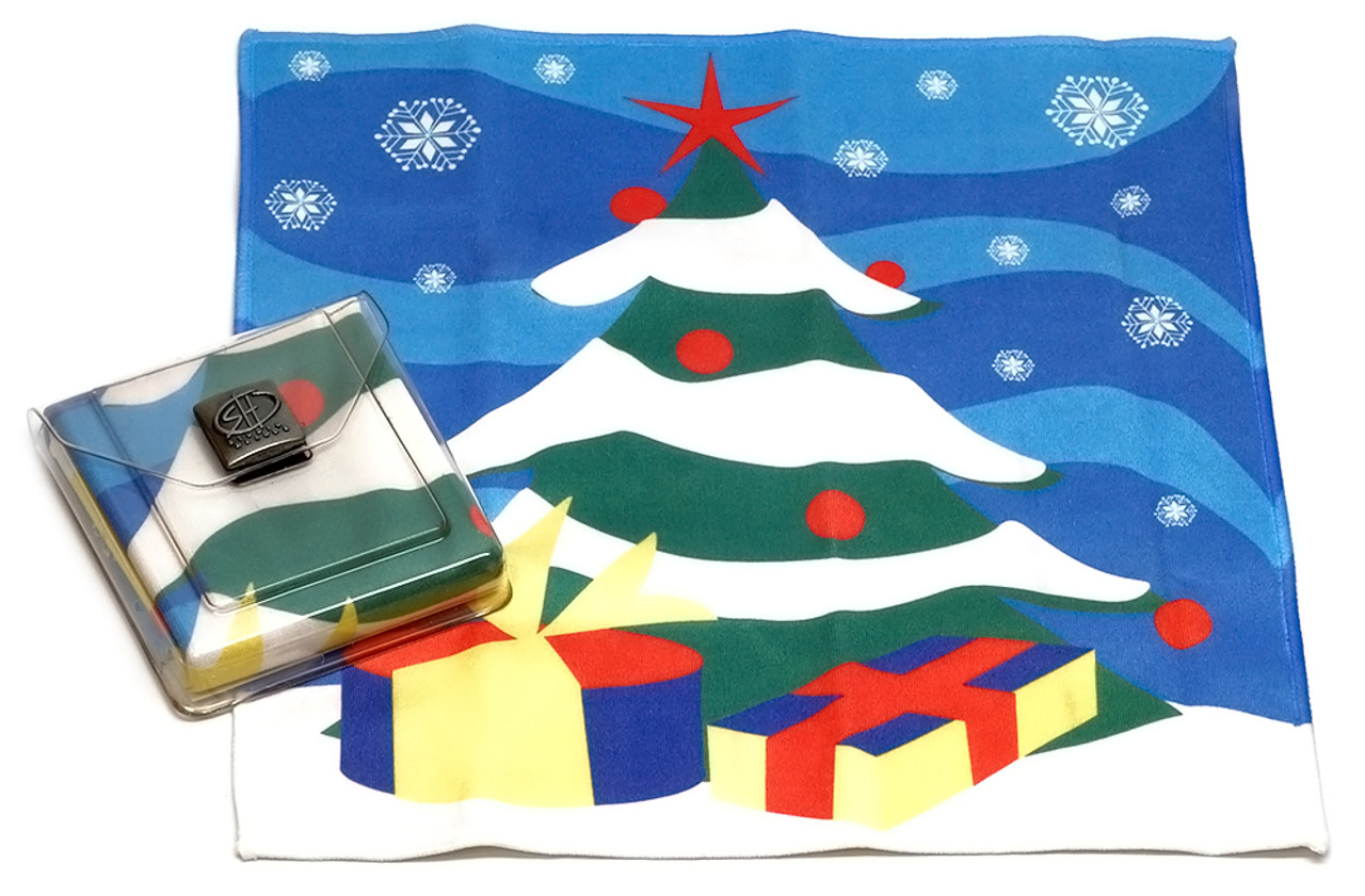 Holiday Christmas Theme Cleaning Cloth, Christmas Tree