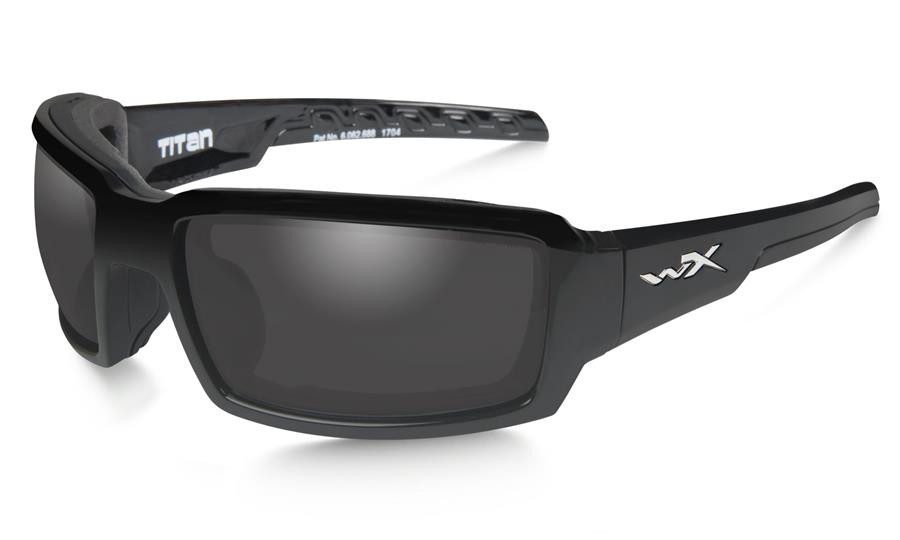 Wiley X Titan in Gloss Black with Polarized Grey Lens