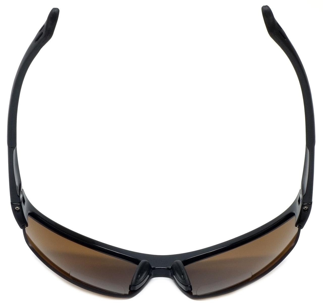 Calabria Sport Polarized Bi-Focal Safety Glasses UV Protection in Black-Amber