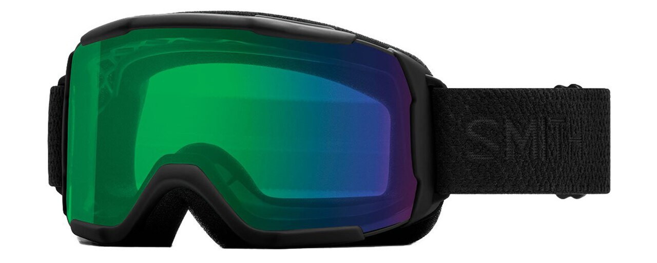 Smith Optics Snow Goggles Showcase OTG in Black Mosaic with ChromaPop Everyday Green Mirror Lens