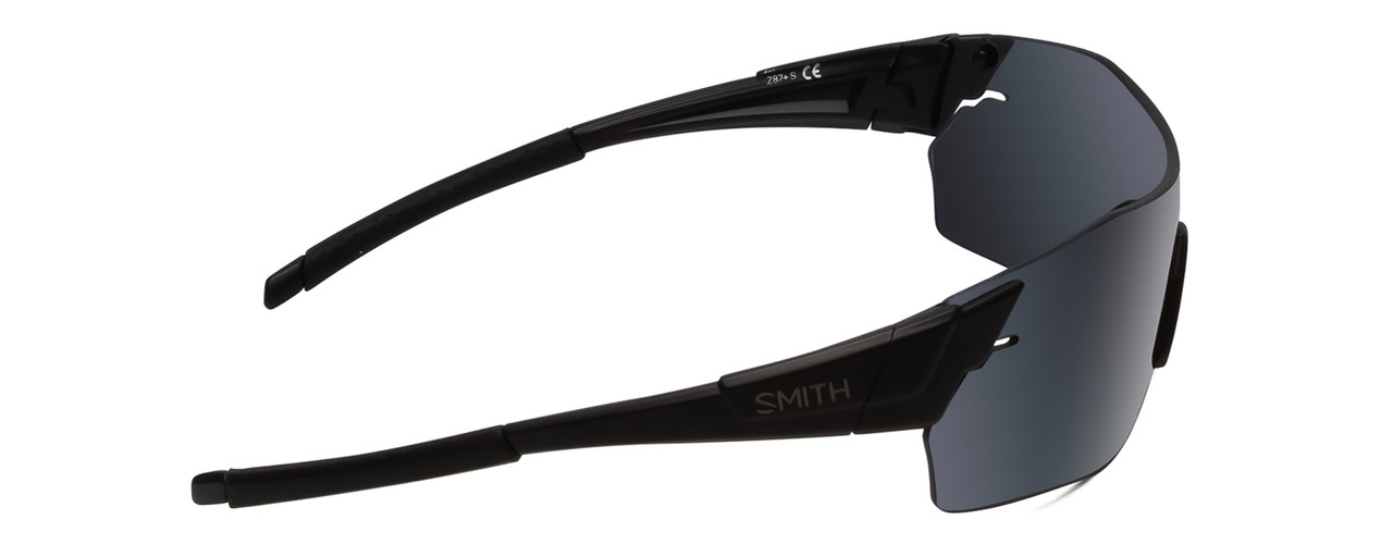 Smith Arena Elite Unisex Wrap Rimless Sunglasses Matte Black 