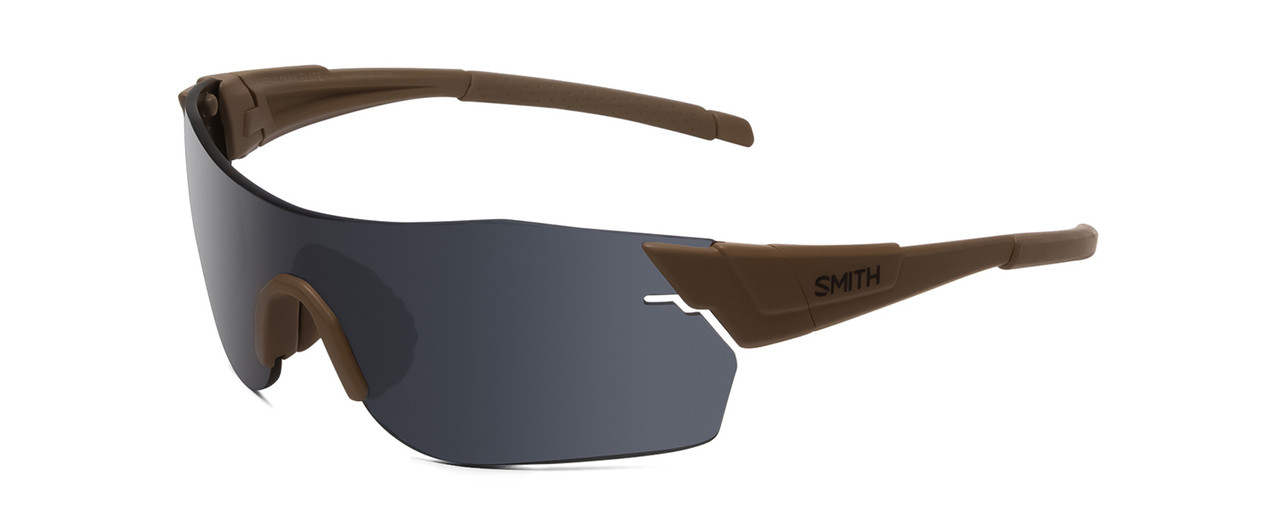 Smith Optics Elite Arena Elite Rectangular Sunglasses, Tan 499 / ChromaPop Black, One Size 送料無料