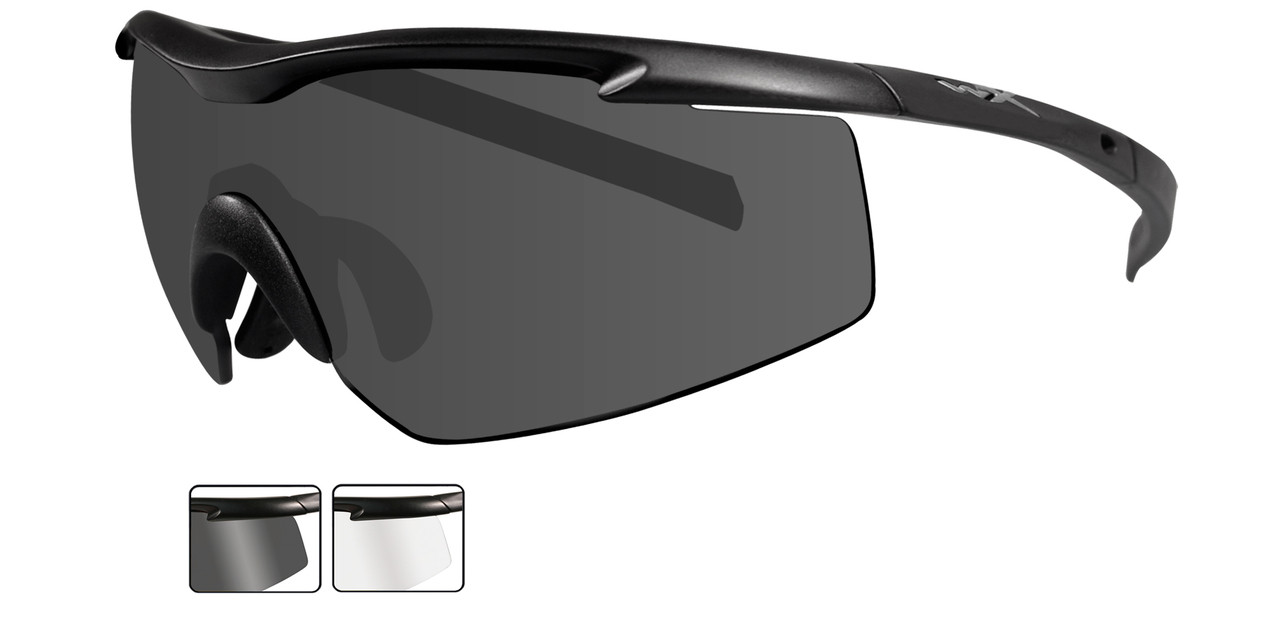 適切な価格 Glass Safety Around Wrap PT-3 X Wiley in w Black Matte 個人装備