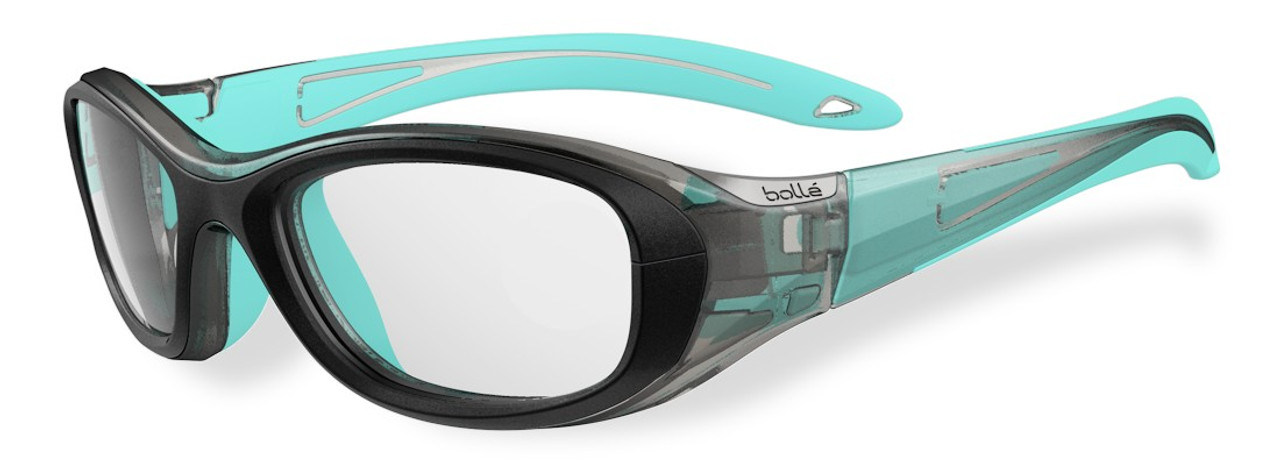 Bollé Sports Goggles Youth Sport Protective Series 'Coverage' in Black & Blue Lagoon MEDIUM SIZE