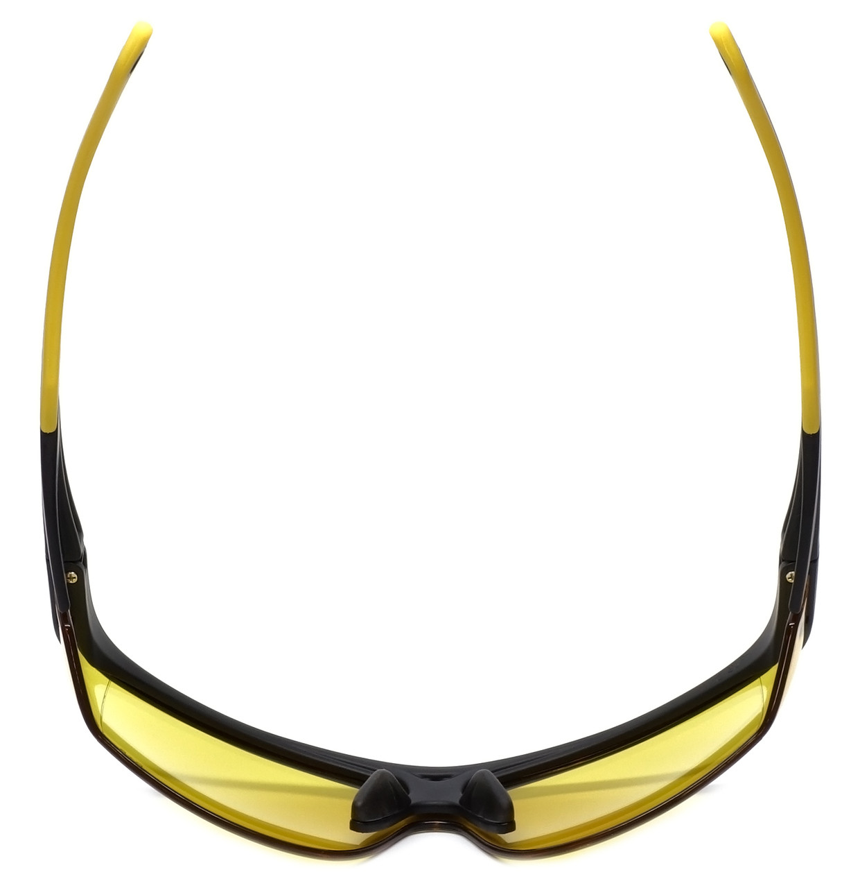 Rimless Safety Glasses S-47-NDM Z87 Safety Rated w/ Yellow Lens