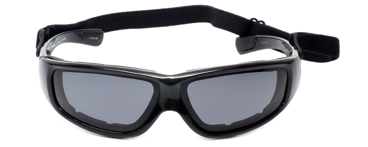 Harley-Davidson Official Designer Safety Eyewear HDSZ6705-BLK in Black Frame with Grey Lens