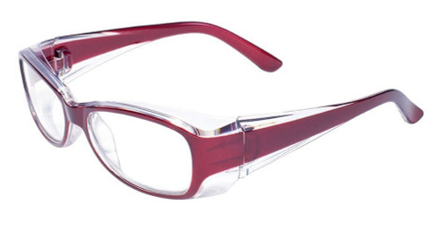 Global Vision Eyewear RX Safety Series Y27EOP03 in Red