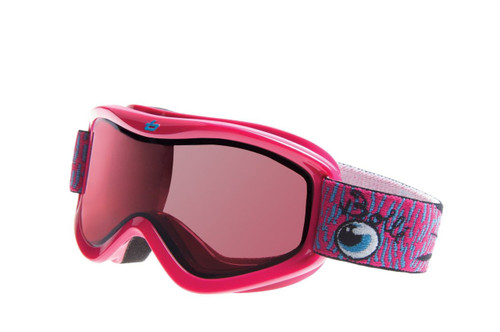 Bollé Ski Goggles: Amp in Pink with Vermillion Lens Youth Size