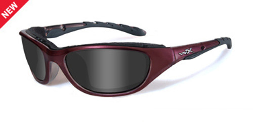 Wiley X Airrage Sport Sunglasses in Liquid Plum & Smoke