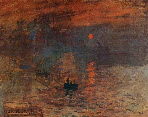 Famous Artwork Theme Cleaning Cloth 'Sunrise' by Monet