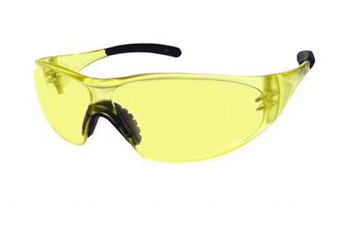 Sport Safety Glasses Z87 Safety Rated in Yellow STS-100-1