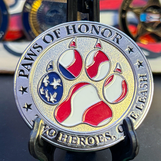 Paws of Honor Challenge Coin