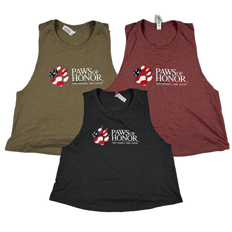 Paws Razorback Crop Tank Top