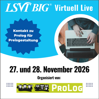 LSVT BIG Kurs 27./28. November 2026 Virtuell Live (Virtual Live Course German, November 27-28, 2026) LSVT BIG Kurs 27./28. November 2026 Virtuell Live (Virtual Live Course German, November 27-28, 2026)
