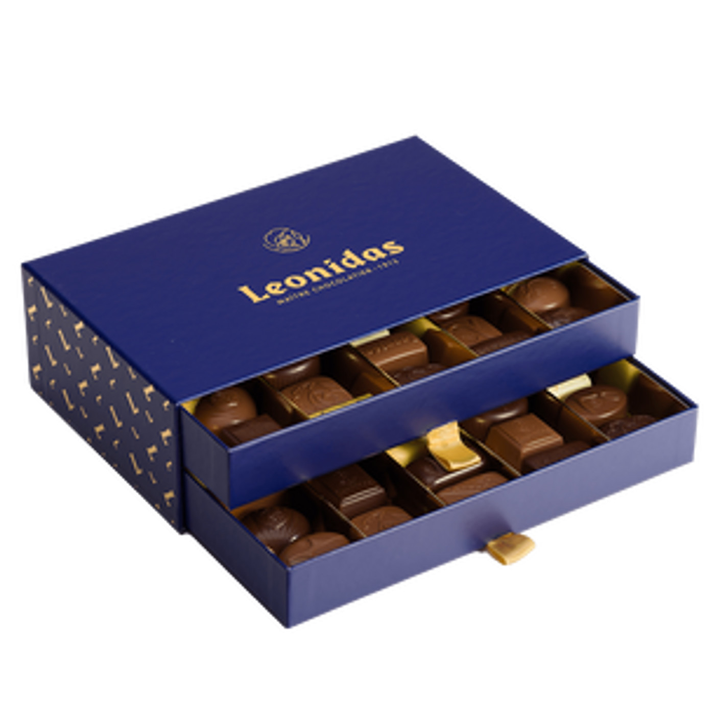 Leonidas - Coffret Héritage - Pralines Assortis Lait, Blanc et