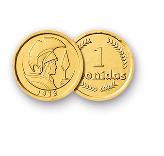 Leonidas Milk Chocolate Gold Coin