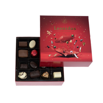 Holiday Gift Box with 20 or 40  chocolates - Red
