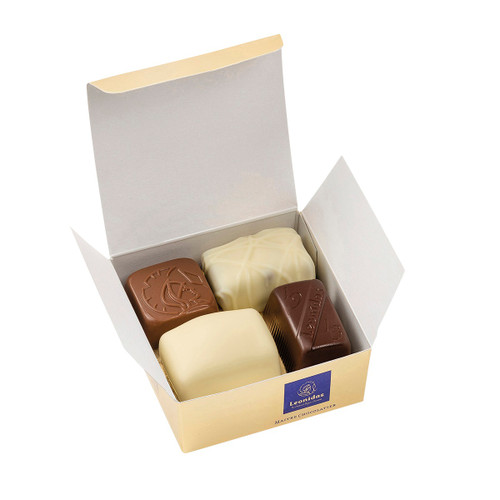 Leonidas Chocolate Party Favors: Set of 20 Two-Pieces Mini-Boxes 