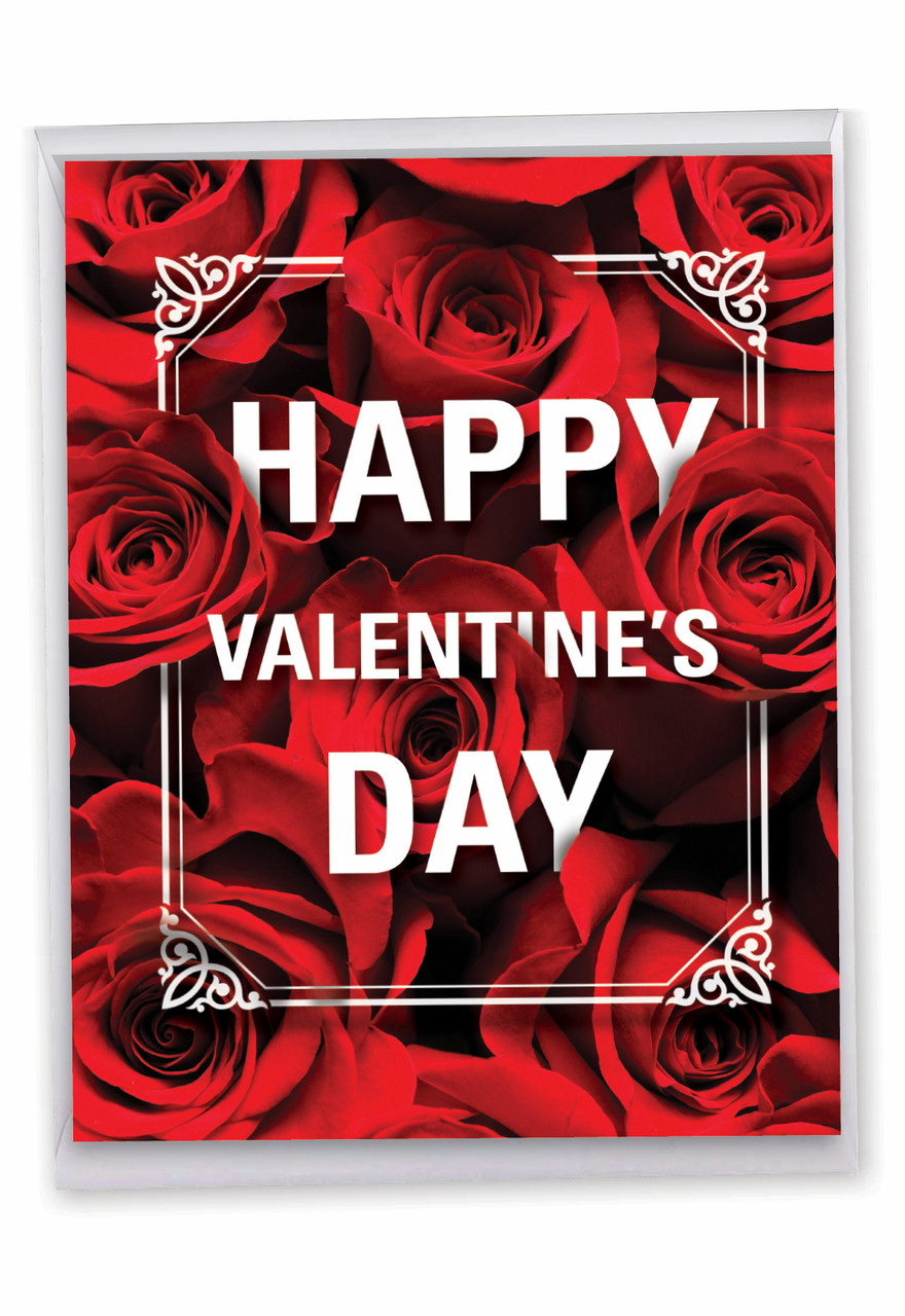 Flowers for Love Valentine's Day Greeting Card