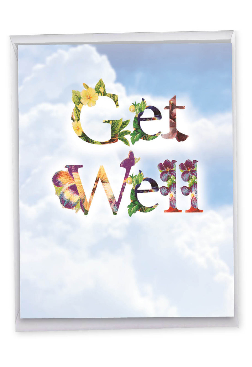 GET WELL SOON GREETING CARD