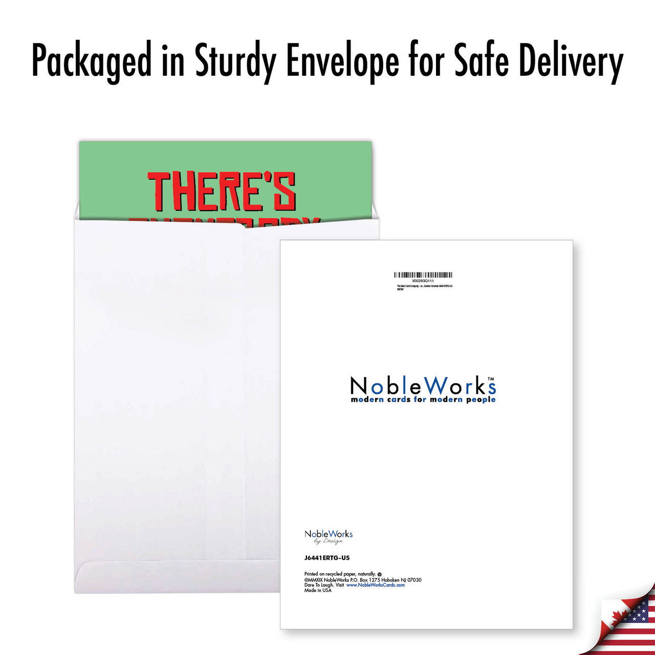 J6441ERT - Friendly Garden Gnomes: Jumbo Greeting Card