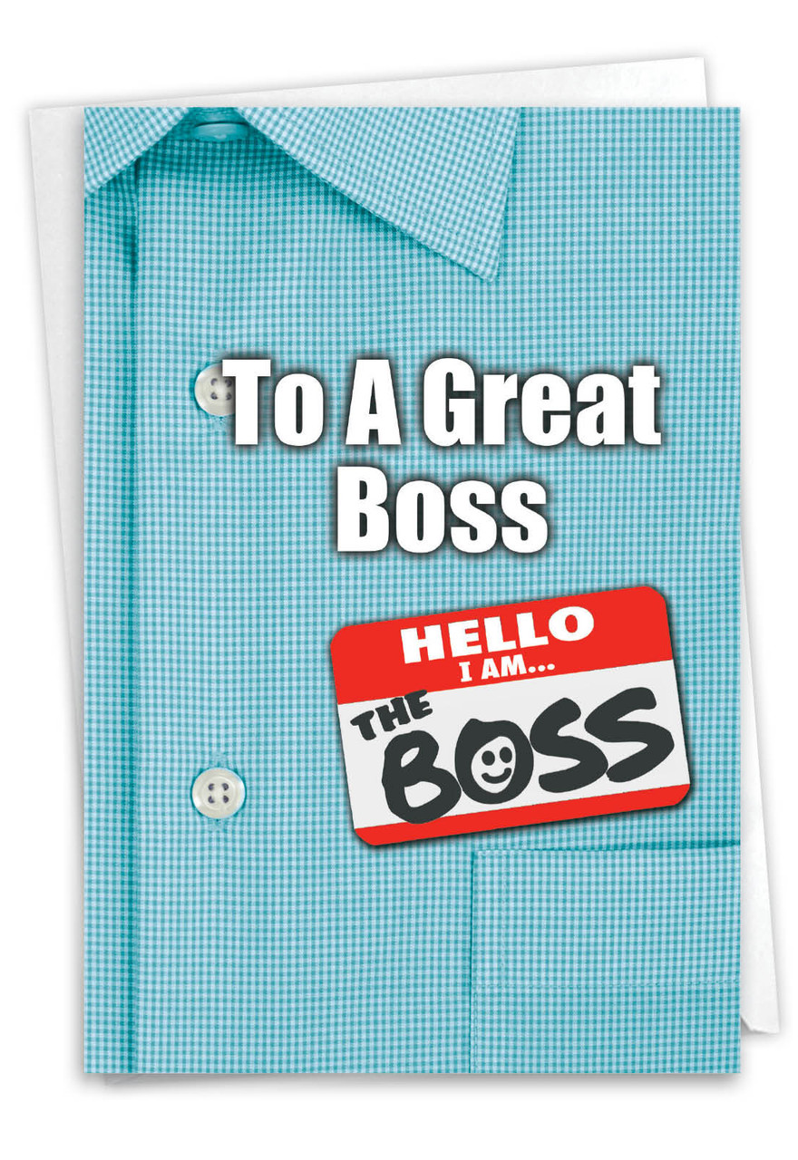 I am featured today! Boss of the Day!