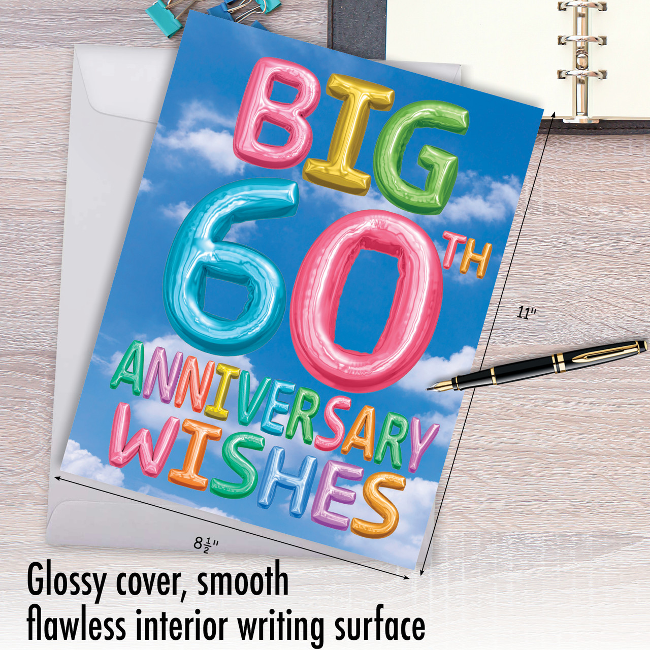 J5651HMA - Inflated Messages - 60: Extra Large Paper Greeting Card
