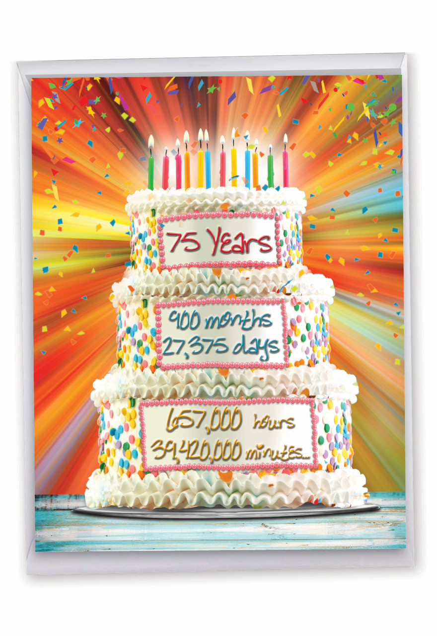 75 Years Blessed & Loved, Birthday, Wedding Cake Topper Personalize wi –  The Party Glitter Store