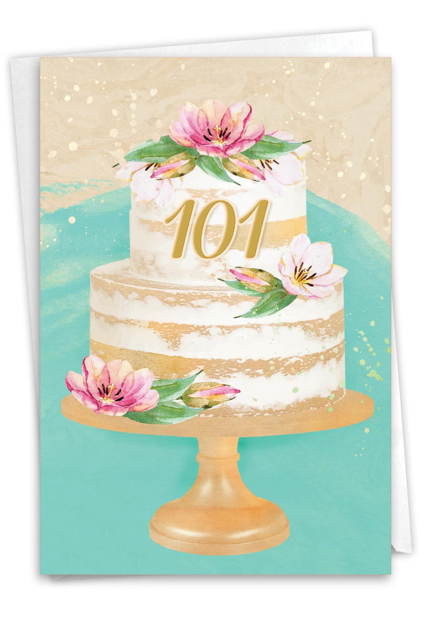 Birthday Cake 101 Stencil