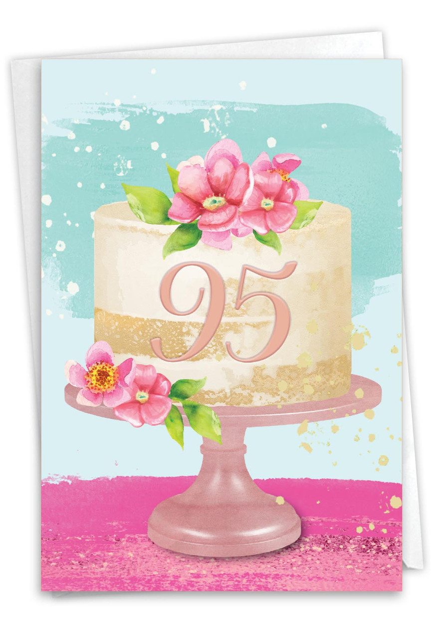 Happy 95th Birthday 3D Pop Up Greeting Card – The Creative Card Company