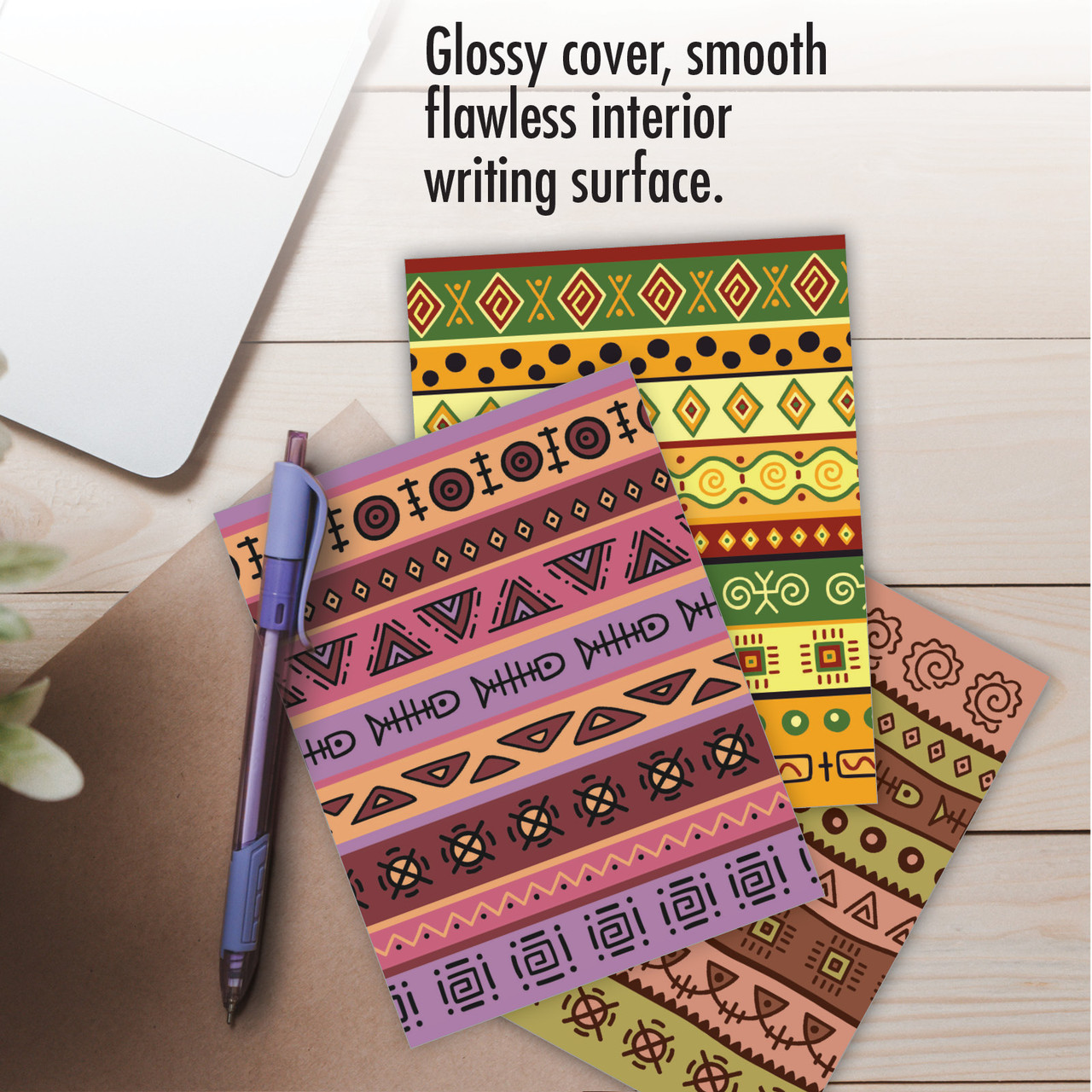 African Motifs, Assorted Set Of 20 Printed Kwanzaa Notecards ...