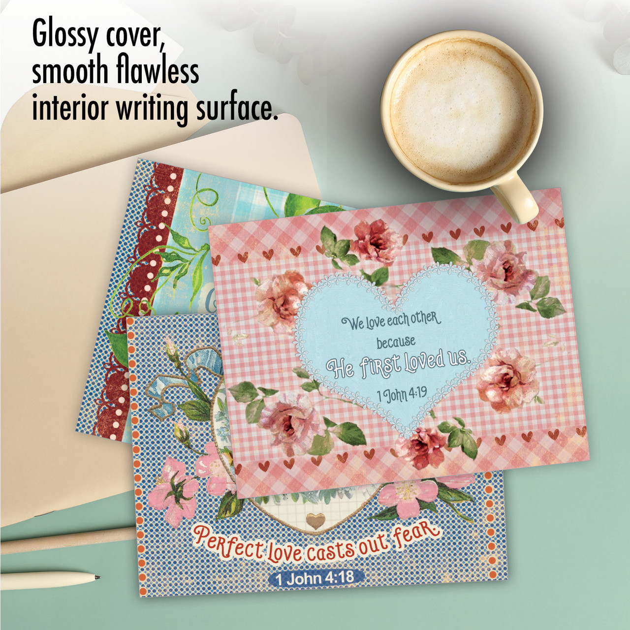 Holy Notes, Assorted Set Of 10 Printed Blank Notecards - AM6625OCB