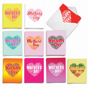 Mother's Words, Assorted Set Of Mother's Day Notecards - AM3192MDG