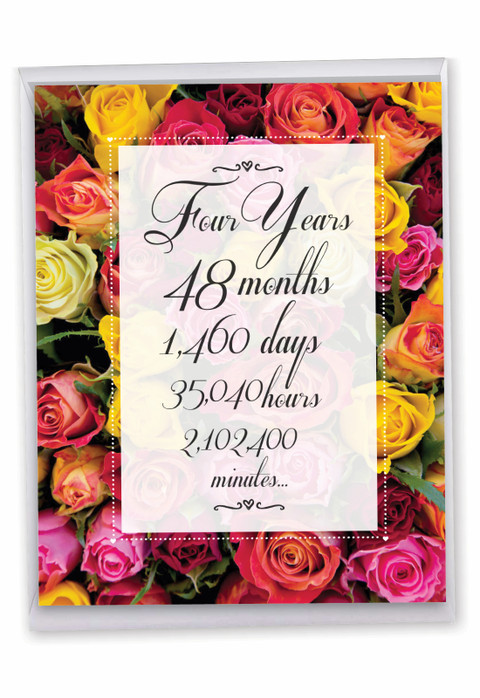 Jumbo Anniversary Greeting Card (8.5 X 11 Inch) – Love - View #10