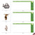 Zoo Yoga, Assorted Set Of Square-Top Blank Notecards - AMQ6547OCB