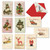 Vintage Christmas, Assorted Set Of Printed Christmas Greeting Cards - AC5561XSG Vintage Christmas, Assorted Set Of Printed Christmas Greeting Cards - AC5561XSG