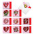 Blooming Love, Assorted Set Of Square-Top Valentine's Day Notecards - AMQ5662VDG