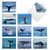 Whale Tales, Assorted Set Of 10 Printed Blank Notecards - AM6839OCB