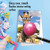 Balloon Animals - Giraffe, Printed Birthday Greeting Card - C6837BBDG