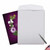 Many Thanks - Purple, Jumbo Thank You Greeting Card - J6842GTYG