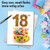 Big Day - 18, Extra Large Milestone Birthday Greeting Card - J7060BMBG