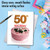 Big Day - 50, Extra Large Milestone Birthday Greeting Card - J7060FMBG