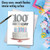 Big Day - 100, Extra Large Milestone Birthday Greeting Card - J7060LMBG