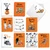 Gourds And Ghouls, Assorted Set Of 20 Printed Halloween Notecards - AM2917HWG