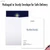 Nouveau Noel - Angel, Jumbo Christmas Greeting Card - J6124BXSG