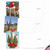 Santa's Cactus, Assorted Set Of 20 Printed Christmas Thank You Notecards - AM7379XTG