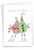 Wordy Birdies, Printed Birthday Greeting Card - C3176FBDG